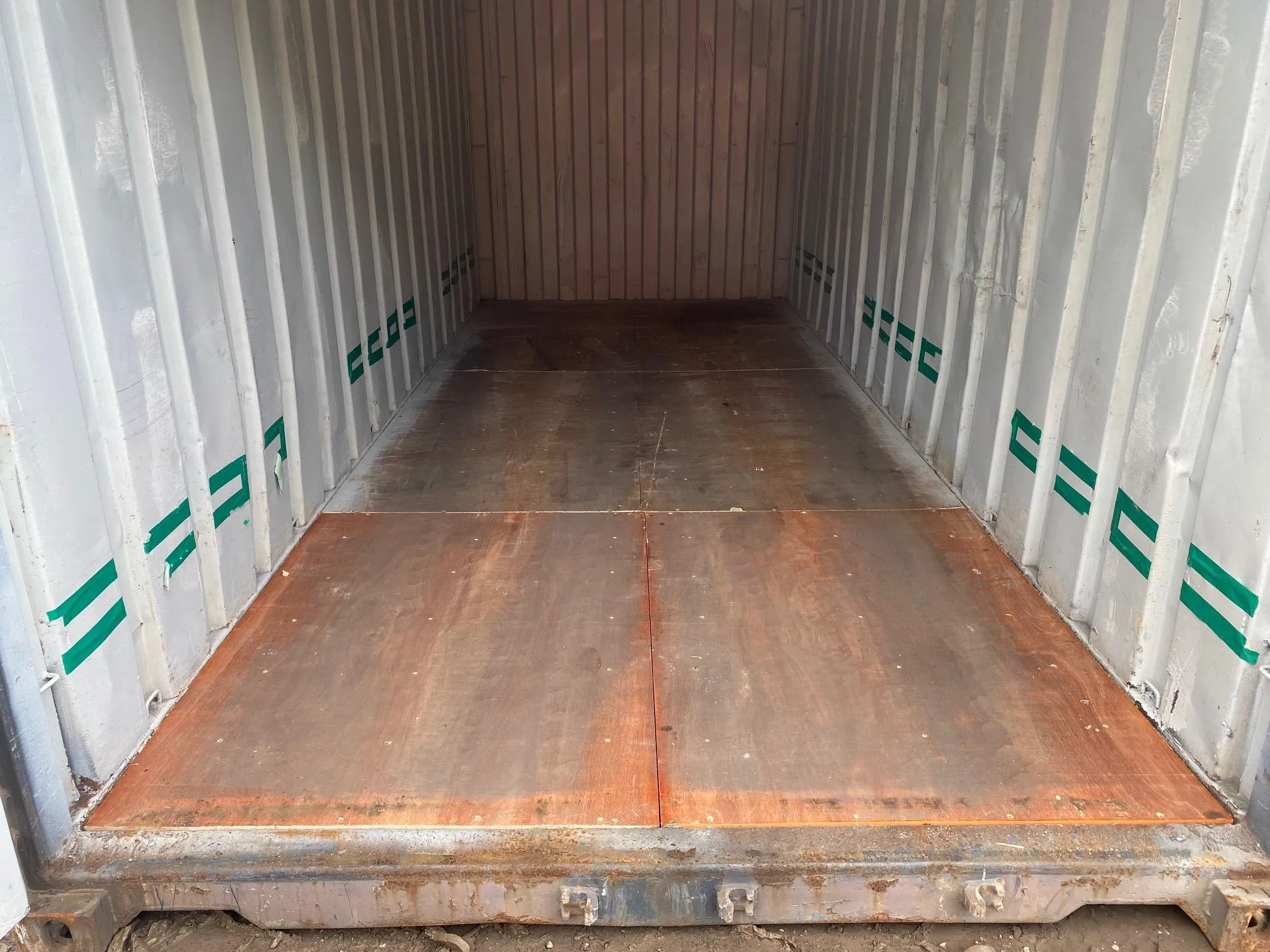 inside a container